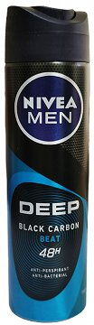 Nivea Men Deep Black Carbon Beat Deodorant Spray 150ml