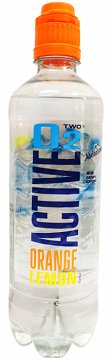 Two O2 Active Water Orange Lemon 500ml