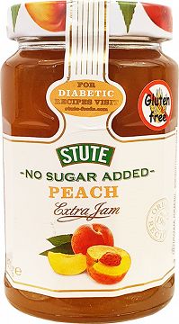 Stute Diabetic Peach Jam No Added Sugar 430g
