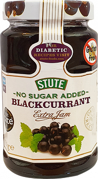 Stute Diabetic Blackcurrant Jam No Added Sugar 430g