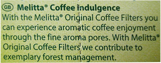 Melitta Coffee Filters 1X4 40Pcs