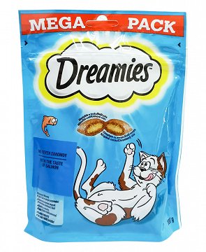 Dreamies Με Σολομό Mega Pack 180g