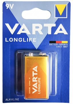 Varta Αλκαλική Μπαταρία 9V 1Τεμ
