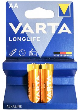 Varta Αλκαλικές Μπαταρίες AA 2Τεμ