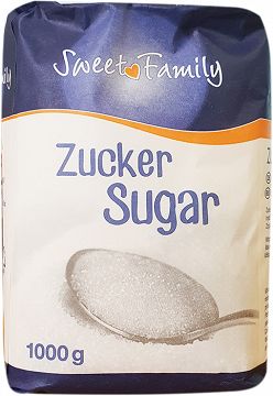 Sweet Family Λευκή Κρυσταλλική Ζάχαρη 1kg