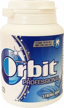 Orbit Professional Strong Μέντα Τσίχλες 64g