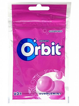 Orbit Bubblemint Τσίχλες Σακκουλάκι 29g