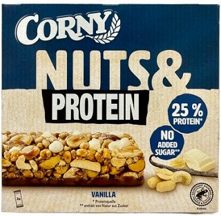 Corny Nuts & Protein Vanilla Bars No Added Sugar 3Pcs 105g