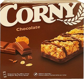 Corny Chocolate Cereal Bars 6Pcs