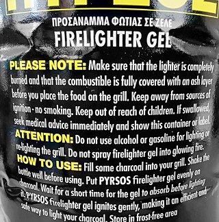 Pyrsos Firelighter Gel 1L