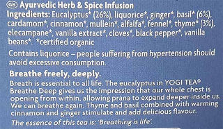Yogi Tea Organic Breathe Deep 17Pcs