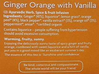 Yogi Tea Organic Ginger Orange With Vanilla 17Τεμ
