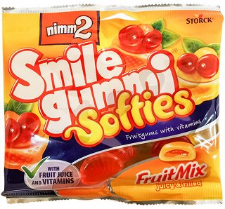 Storck Nimm2 Smile Gummi Softies Fruit Mix Ζελεδάκια Με Βιταμίνες 90g