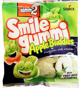 Storck Nimm2 Smile Gummi Apple Buddies Ζελεδάκια Με Βιταμίνες 90g