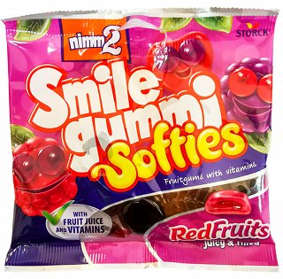Storck Nimm2 Smile Gummi Softies Red Fruits Ζελεδάκια Με Βιταμίνες 90g