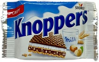 Storck Knoppers Crispy Waffer 25g
