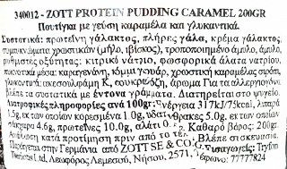 Zott Protein Pudding Caramel 200g