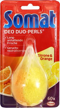 Somat Deo Duo Perls Αρωματικό Πλυντηρίου Λεμόνι Πορτοκάλι 1Τεμ