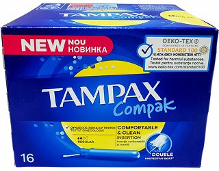 Tampax Compak Tampons Regular 16Pcs