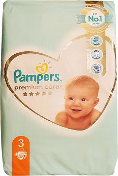 Pampers Premium Care 3 60Τεμ
