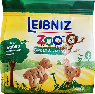 Leibniz Zoo Biscuits Spelt & Oats 100g