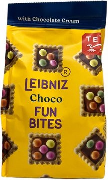 Leibniz Fun Bites Μπισκότα Με Σοκολάτα Γάλακτος 100g
