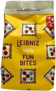 Leibniz Fun Bites Μπισκότα Με Κρέμα Γάλακτος 100g