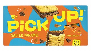 Pick Up Salted Caramel Sandwich Choco Biscuits 5x28g