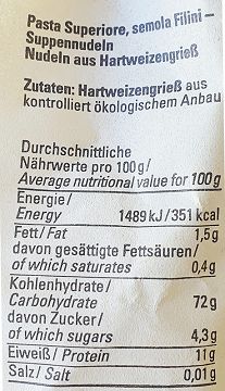Byodo Bio Φιδές 250g