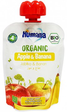 Humana Organic Apple Banana Puree 90g