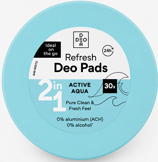 Deo Dea Refresh Deo Pads Active Aqua Sent 30Pcs