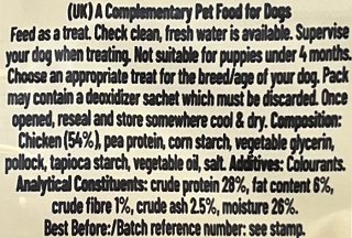Pawsley & Co Good Boy Succulent Chicken Bites 65g