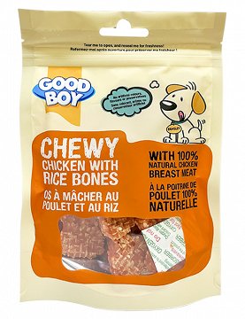 Pawsley & Co Good Boy Chewy Chicken With Rice Bones 100g