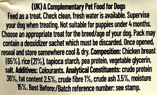 Pawsley & Co Good Boy Chewy Chicken With Rice Bones 100g