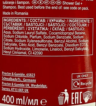 Old Spice White Water 3 In 1 Shower Wash 400ml