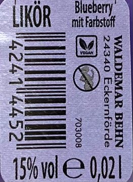 Kleiner Feigling Liqueur Blueberry 20ml