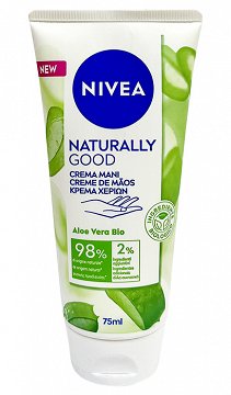 Nivea Naturally Good Aloe Vera Bio Κρέμα Χεριών 75ml