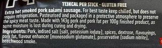 Peperami Protein Kick Firestick Smoked Pork Salami 22,5g