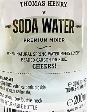 Thomas Henry Soda Water 200ml