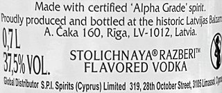 Stolichnaya Βότκα Stoli Razberi 700ml