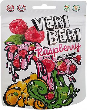 Veri Beri Raspberry Fruit Stripes 50g