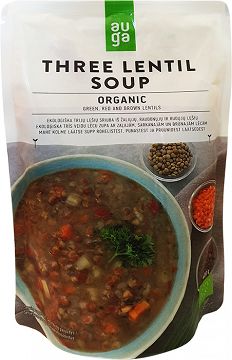 Auga Organic Three Lentil Soup 400g