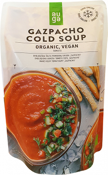 Auga Organic Vegan Gazpacho Cold Tomato Soup 400g