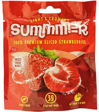 Summmer Αποξηραμένα Κομμάτια Φράουλας 11g