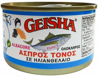Geisha White Tuna Meat In Sunflower Oil 100g