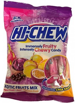 Morinaga Hi Chew Soft Fruit Intensely Chewy Exotic Fruit Mix 100g