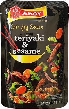 Amoy Stri Fry Sauce Teriyaki & Sesame 111ml