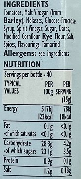 Hp The Original Brown Sauce 600g
