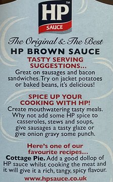 Hp The Original Brown Sauce 600g
