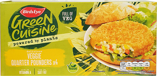 Birds Eye Vegetable Burgers 4Pcs